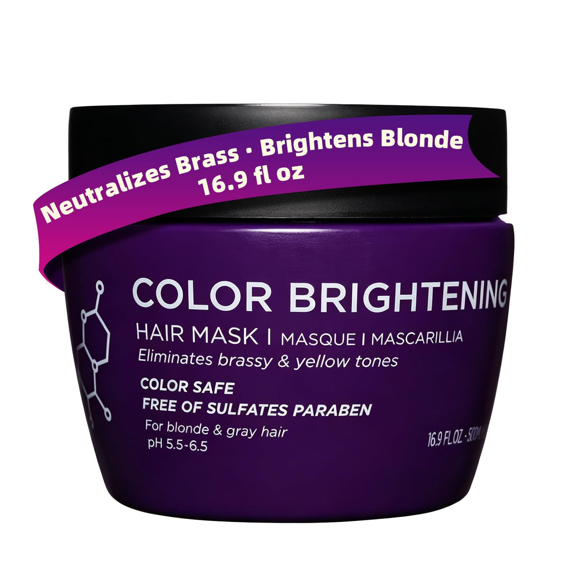 Luseta Biotin Collagen Hair Mask for Thin & Damaged Hair, Thickening 16.9oz