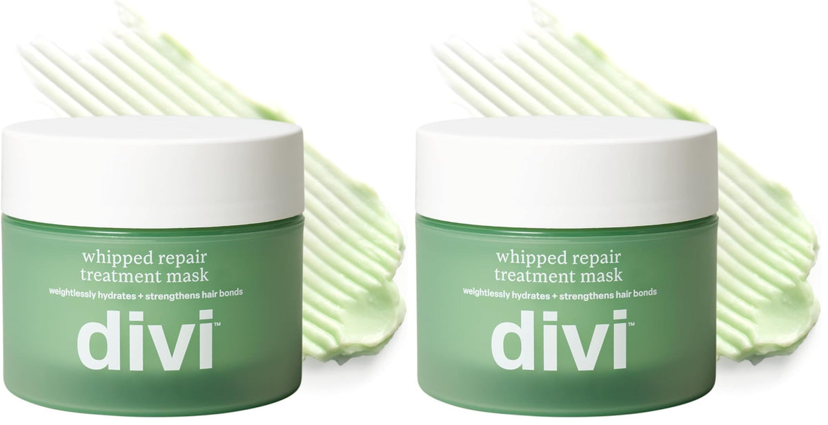 divi Whipped Repair Treatment Mask | Dry, Damaged, Color-Treated Hair | 8 oz