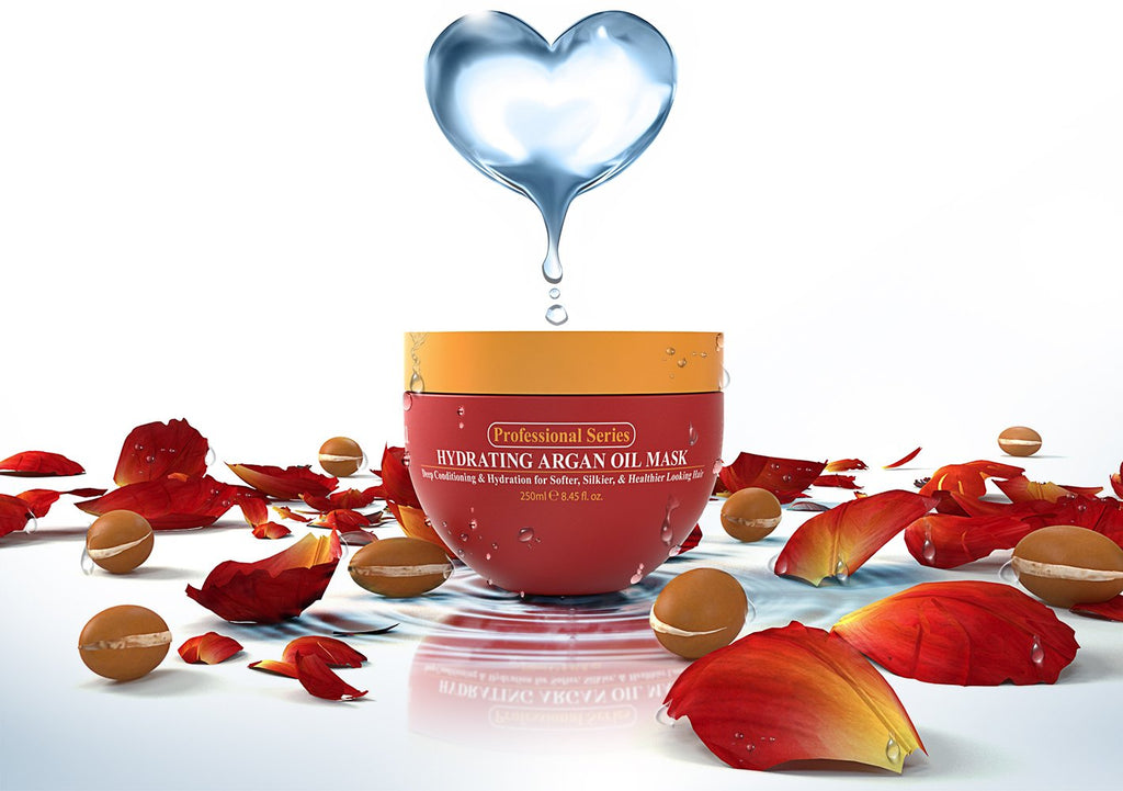 Arvazallia Hydrating Argan Oil Hair Mask & Deep Conditioner For Dry Hair