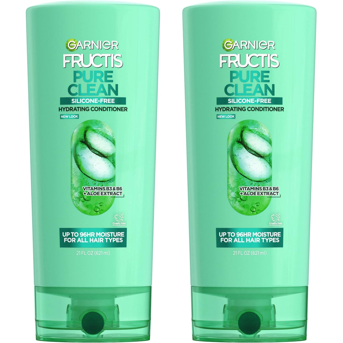 Garnier Fructis Pure Clean Hydrating Conditioner, 12 Fl Oz, 3 Count (Packaging May Vary)