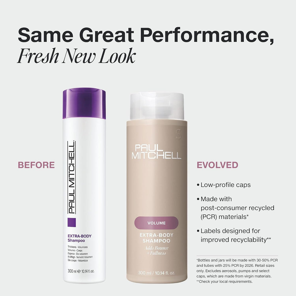Paul Mitchell Extra-Body Shampoo, Adds Bounce + Fullness, For Fine Hair