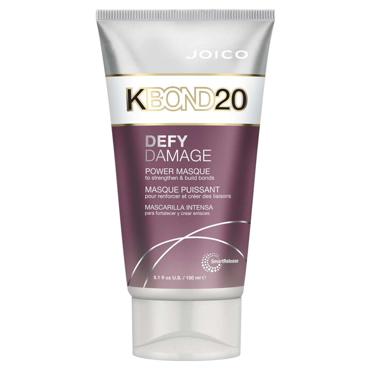 Joico Defy Damage KBOND20 Power Masque | For Stronger, Hydrated Hair | Color-Safe | Rebuild & Protect Bonds | Paraben-Free | Animal-Test Free Formula