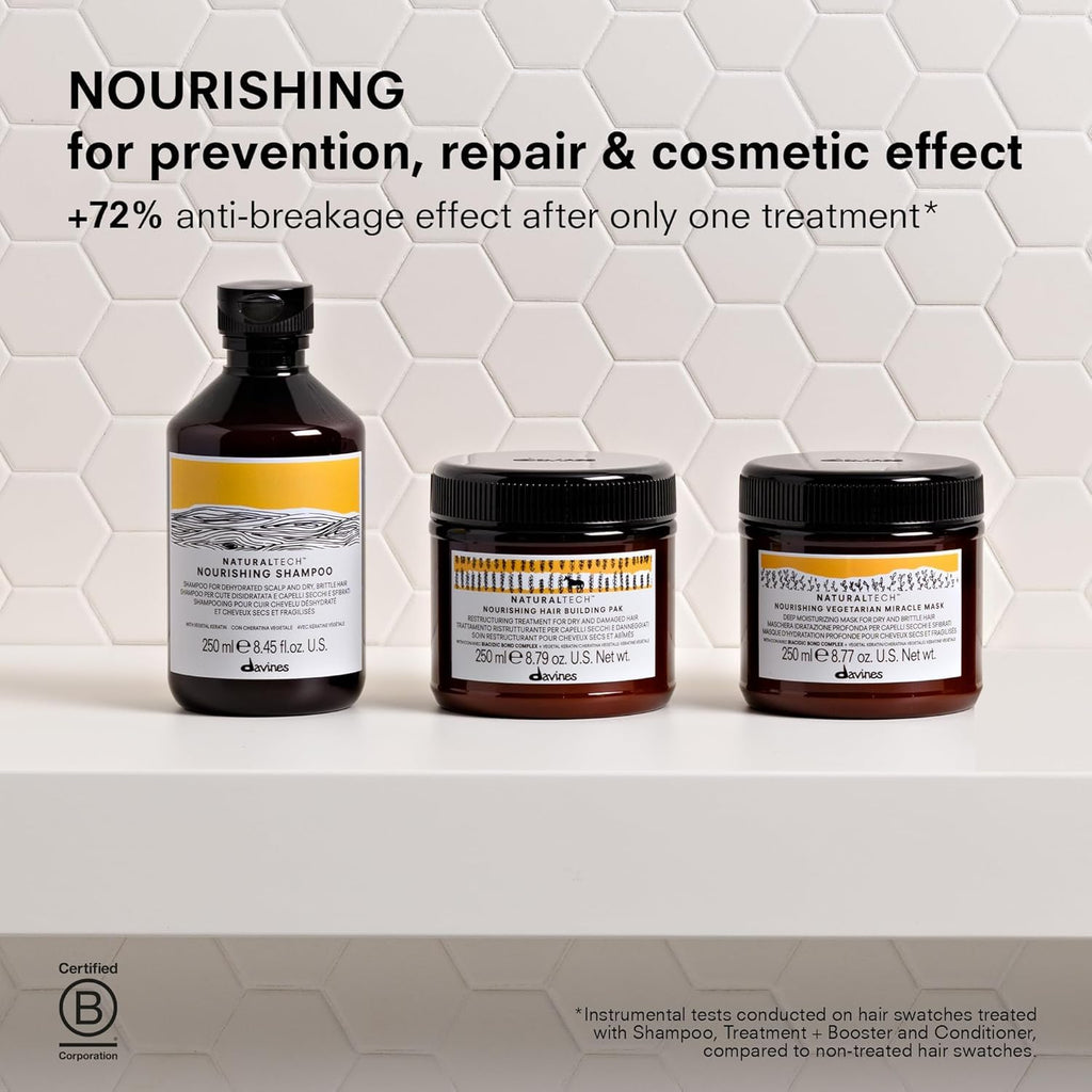 Naturaltech Nourishing Vegetarian Miracle Mask, replenishes brittle hair