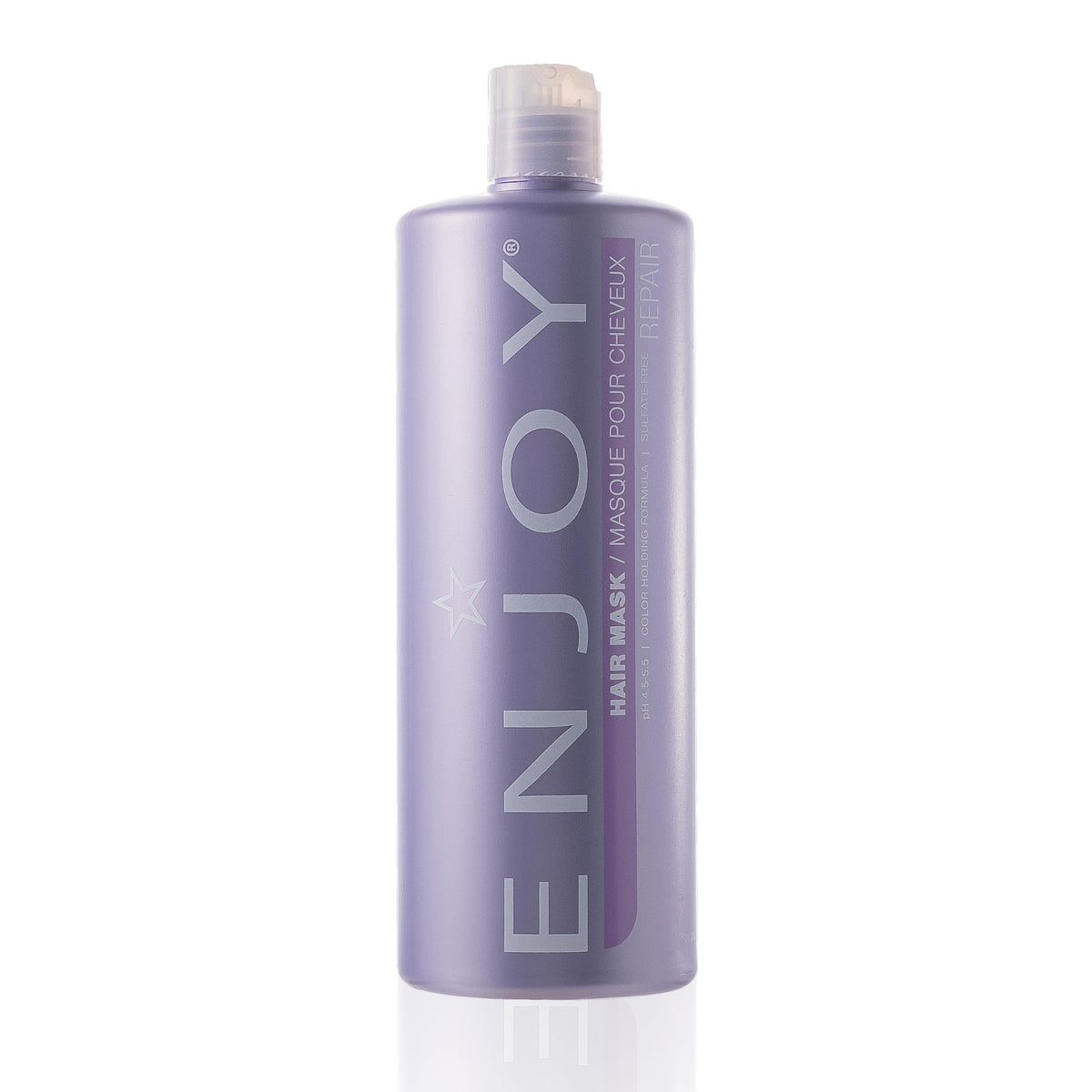 Enjoy Hair Mask, Intensive Deep Conditioning Treatment for Dry & Unruly Hair, Smoothing & Hydrating Repair with Keratin & Pea Protein, Weightless Formula, 8 Oz