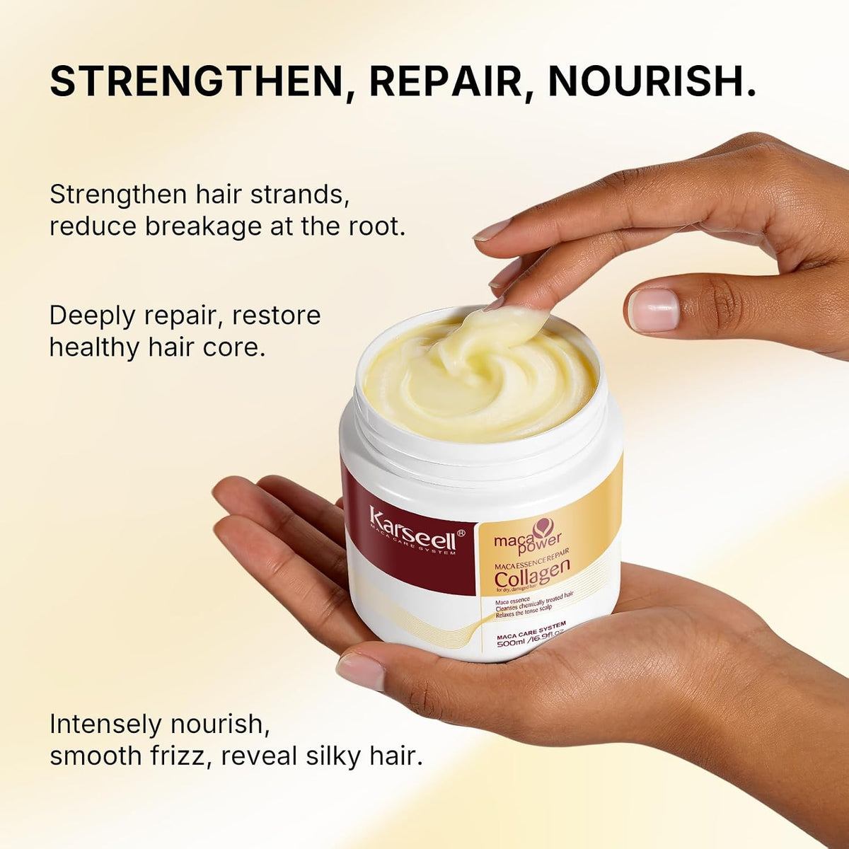 Karseell Collagen Hair Mask for Dry, Frizzy, Damaged Hair 16.90 oz
