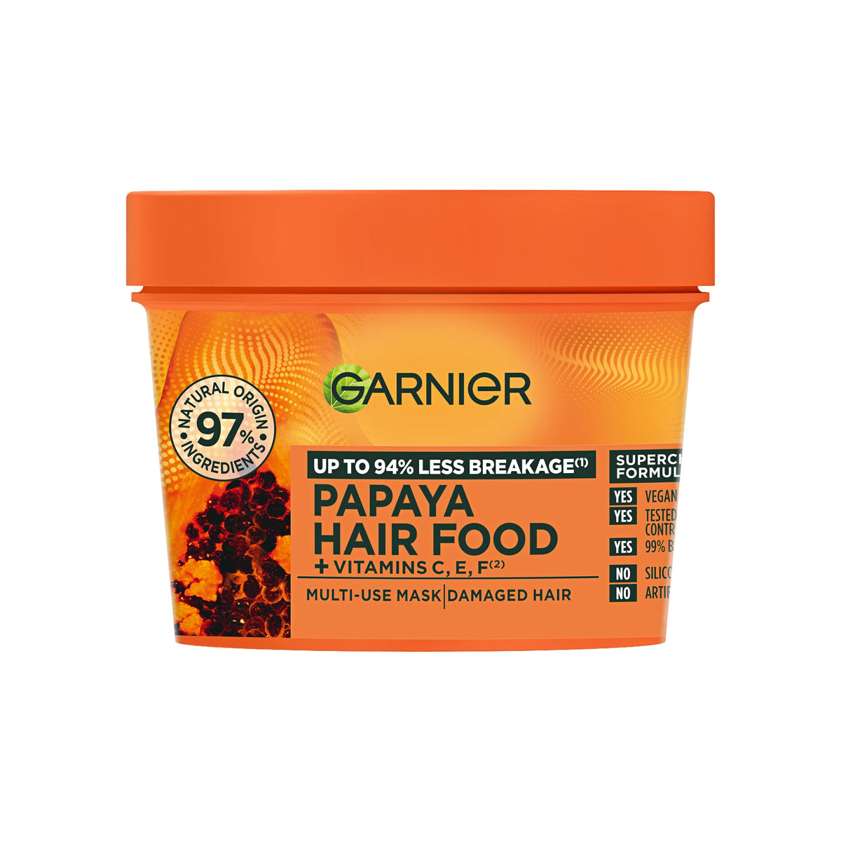 Garnier Ultimate Blends Hair Food Banana 3-in-1 Dry Hair Mask Treatment 390ml