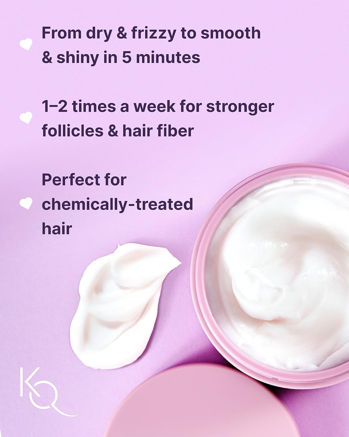Keranique Hair Mask for Dry, Damaged & Thinning Hair – Deep Repair & Hydration with Keratin Protein & Ceramides – Strengthens, Volumizes & Supports Healthy Hair Growth – Keratin Amino Complex™