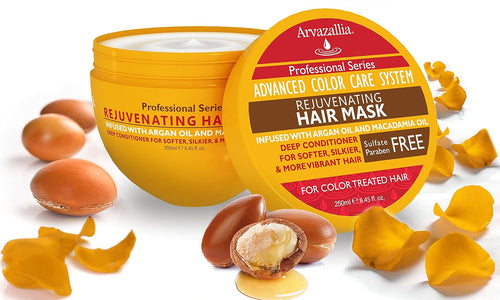 Arvazallia Rejuvenating Hair Mask for Color Treated Hair with Argan Oil