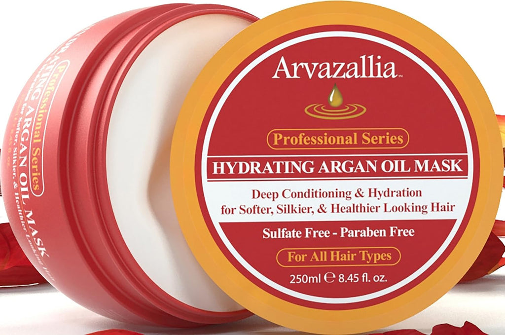 Arvazallia Hydrating Argan Oil Hair Mask & Deep Conditioner For Dry Hair