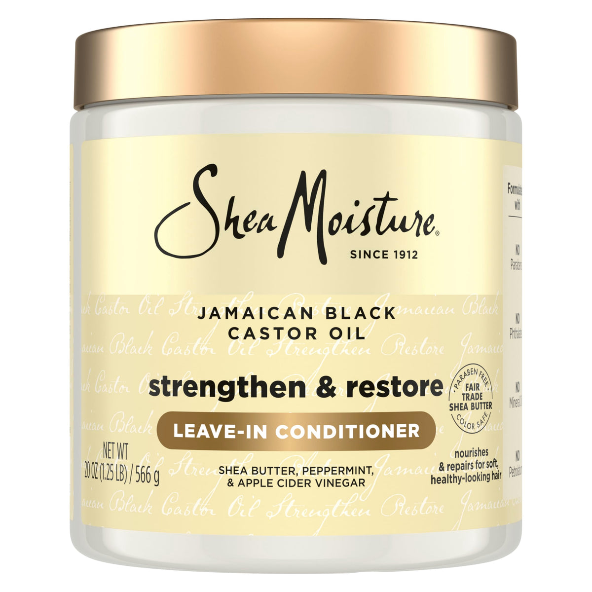 Shea Moisture Jamaican Black Castor Oil Strengthen & Grow Leave-In Conditioner, 11 Ounce