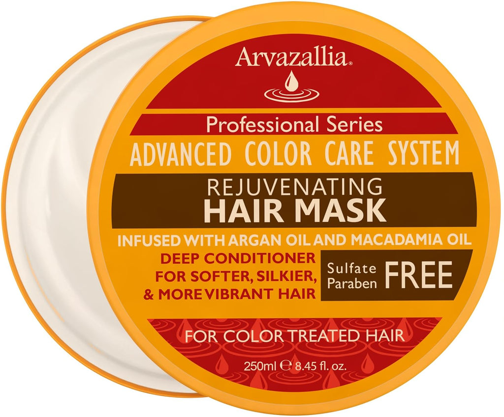 Arvazallia Rejuvenating Hair Mask for Color Treated Hair with Argan Oil