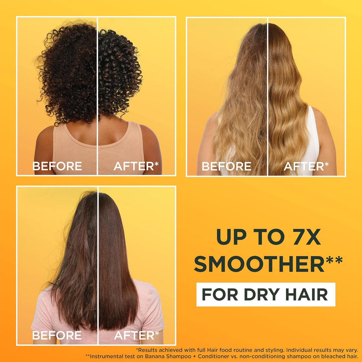 Garnier Ultimate Blends Hair Food Banana 3-in-1 Dry Hair Mask Treatment 390ml